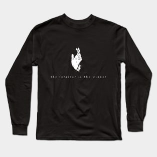 the forgiver is the winner Long Sleeve T-Shirt